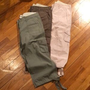 Loft Lightweight Cropped Cargo Pants